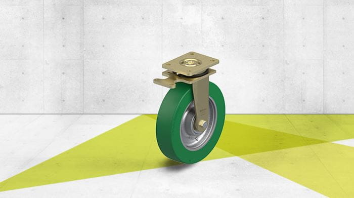 Drejeligt hjul med intet udsving for 4-hjuls styring